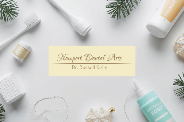 Dental illustration showing how sugar and acid from holiday foods weaken tooth enamel and increase cavity risk.